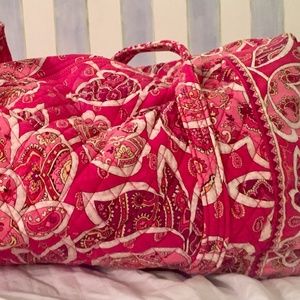 Vera Bradley Large Duffel Bag Pink